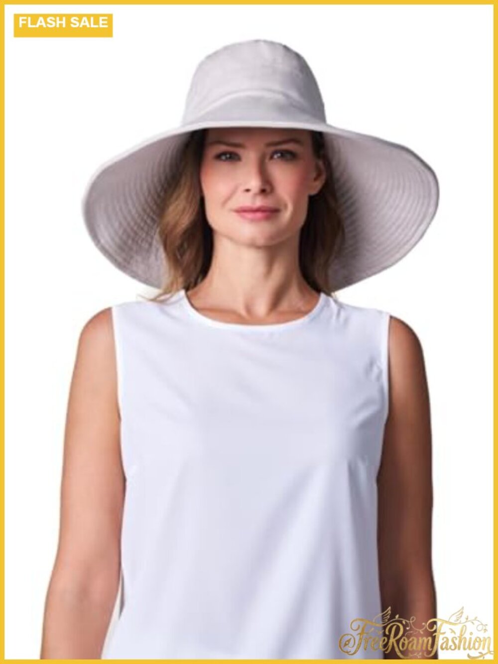 UPF 50+ Sun Hat Oversized Wide Brim Beach Travel Packable
